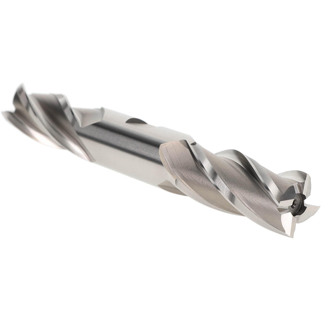 Hertel E2051056 Square End Mill: 7/8 Dia, 1-7/8 LOC, 7/8 Shank Dia, 6-1/8 OAL, 4 Flutes, Cobalt Image