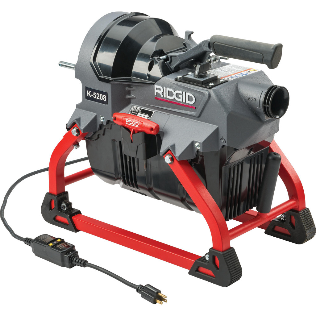 Drain Rodding Machine Ridgid - Electric & Gas Drain Cleaning Machines: Machine Type ...