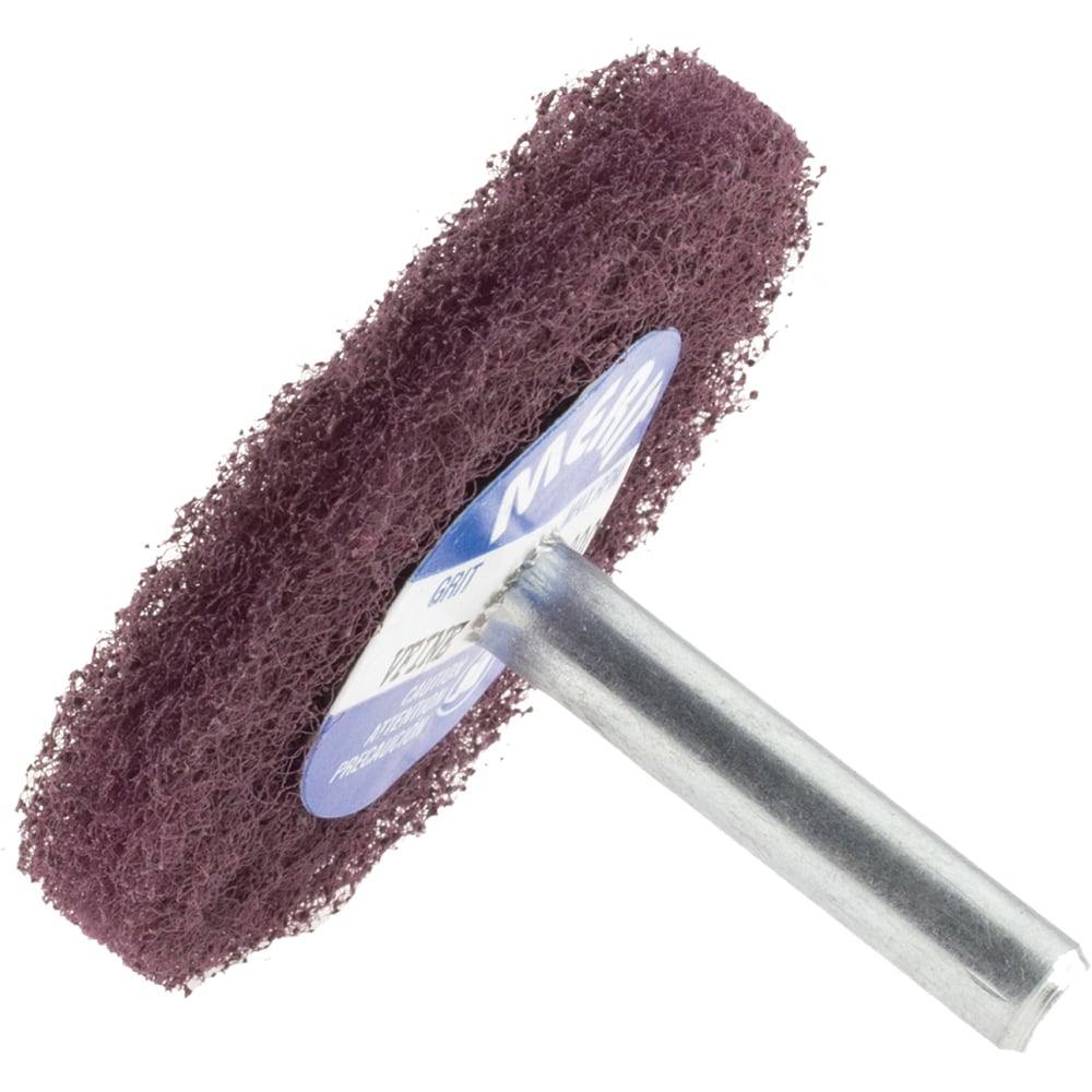 Merit Abrasives - Mounted Scrubber Buffing Wheel: 2