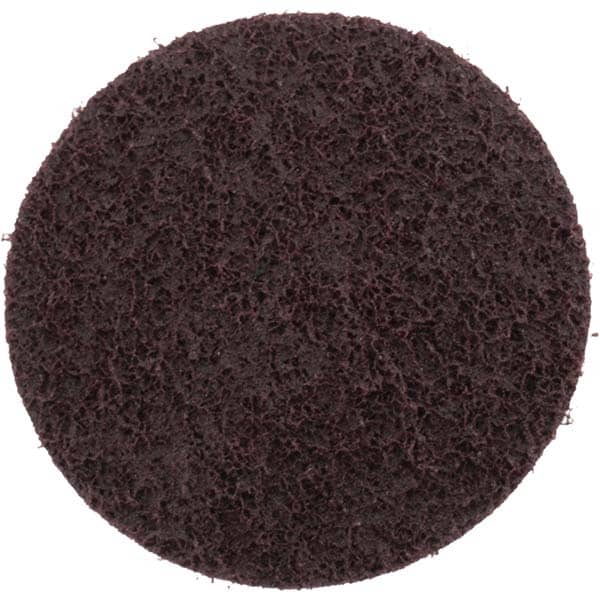 Quick-Change Disc: Power-Lock Type 3, 4" Disc Dia, Aluminum Oxide, Non-Woven