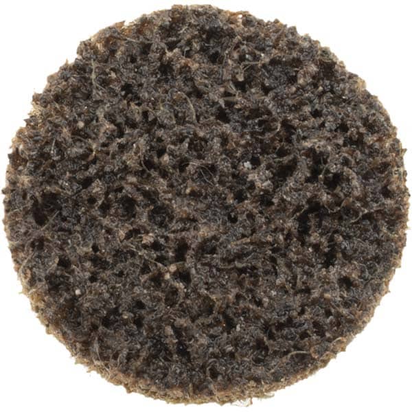 Quick-Change Disc: Power-Lock Type 2, 1" Disc Dia, Aluminum Oxide, Non-Woven