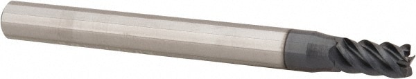 SGS 32608 Corner Radius End Mill: 0.1563" Dia, 5/16" LOC, 0.01" Radius, 5 Flutes, Solid Carbide Image