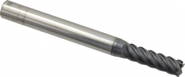 SGS 32613 Corner Radius End Mill: 0.2188" Dia, 3/4" LOC, 0.015" Radius, 5 Flutes, Solid Carbide Image