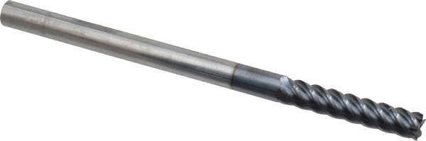 SGS 32616 Corner Radius End Mill: 1/4" Dia, 1-1/4" LOC, 0.015" Radius, 5 Flutes, Solid Carbide Image