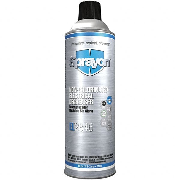 Sprayon. S20846000 Electrical Grade Cleaner: 20 oz Aerosol Can 