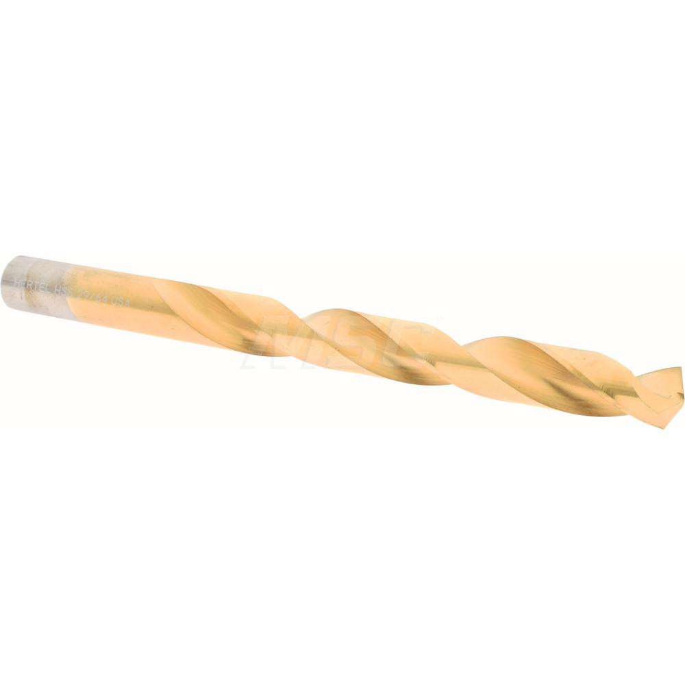 Hertel 84579846 Jobber Length Drill Bit: 0.4531" Dia, 135 &deg;, High Speed Steel Image