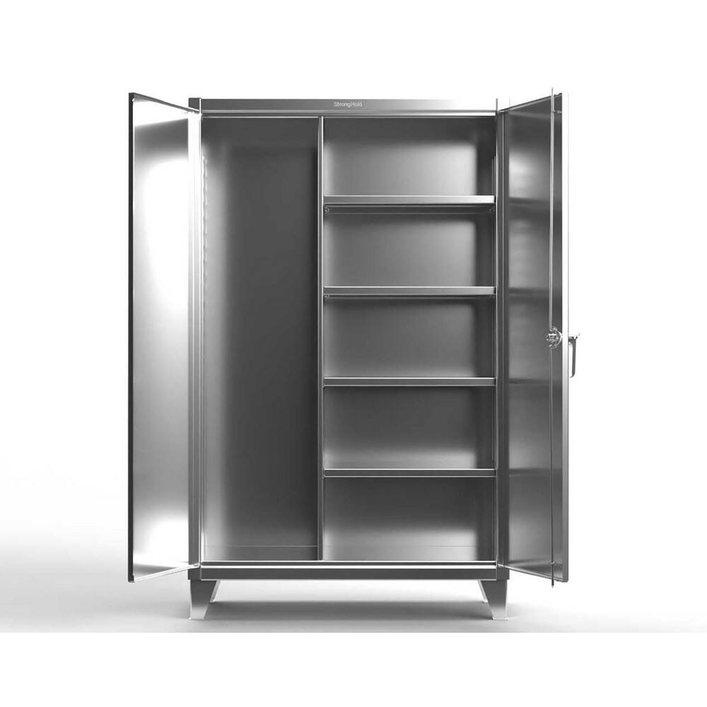 Storage Cabinets; Cabinet Type: Storage Cabinet ; Cabinet Material: Stainless Steel ; Width (Inch): 48 ; Depth (Inch): 24 ; Cabinet Door Style: Solid ; Height (Inch): 78