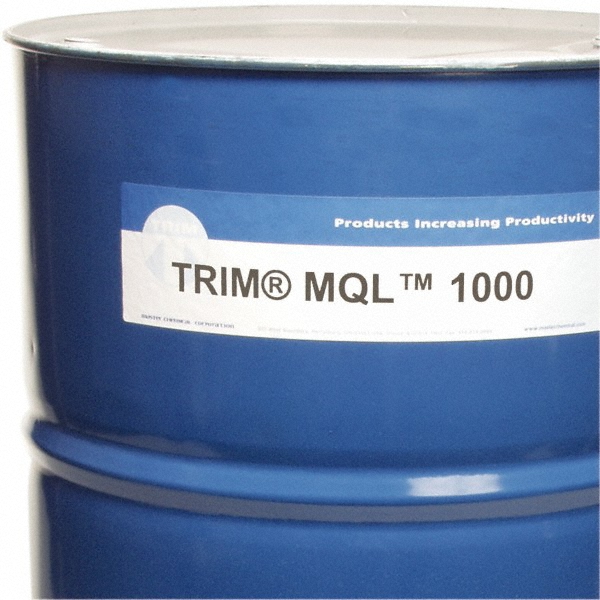 Master Fluid Solutions TRIM MQL 1000 54 Gal Drum Cutting Fluid - Straight Oil, For Use on Ferrous Metals & Nonferrous Metals | Part #MQL1000/54