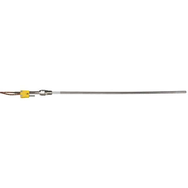 Thermo Electric SF050-701 Thermocouple Probe: Type K, Pipe Fitting Probe, Grounded, Mini Connector Image