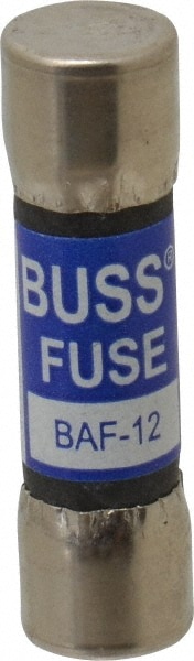 Cartridge Fast-Acting Fuse: 12 A, 10.3 mm Dia