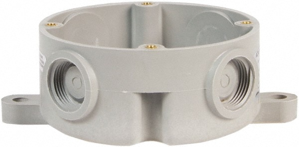 Edwards Signaling 105BX 4-1/2 Inch Wide, Shock Resistant, Visual Signal Device Outlet Box Attachment Image