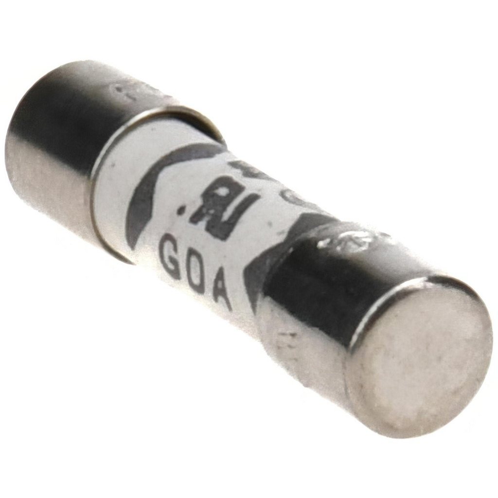Cooper Bussmann Mini Fuse: Fast-Acting, 6.3000 A - 20.00 mm OAL, 5.00 mm Dia, Ceramic | 5-Pack | Part #GDA-6.3A