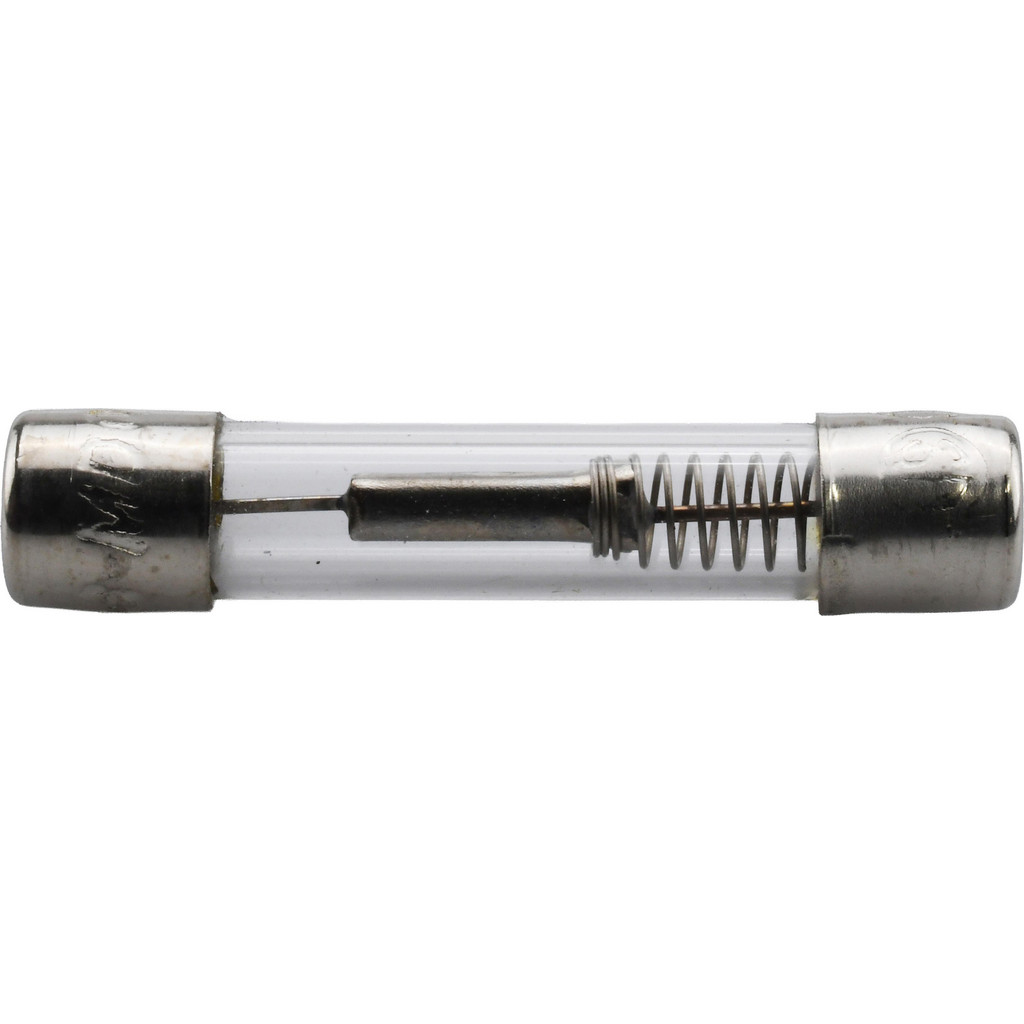 Cooper Bussmann Mini Fuse: Time Delay, 5 A - 1-1/4" OAL, 1/4" Dia, Glass | 5-Pack | Part #MDQ-5