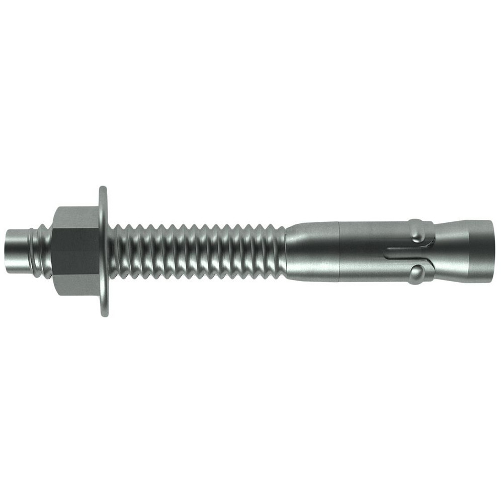 Concrete Wedge Expansion Anchor: 5/8" Dia, 4-1/4" OAL, 2-5/8" Min Embedment