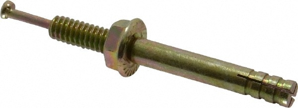 1/4" Diam, 1/4" Drill, 2-3/8" OAL, 1-1/4" Min Embedment Hammer Drive Concrete Anchor