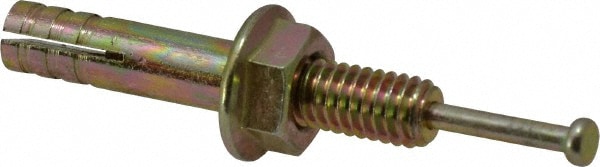 5/16" Diam, 1/4" Drill, 2-3/8" OAL, 1-3/4" Min Embedment Hammer Drive Concrete Anchor