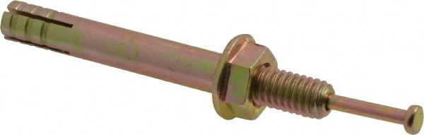 5/16" Diam, 5/16" Drill, 2-3/4" OAL, 2" Min Embedment Hammer Drive Concrete Anchor