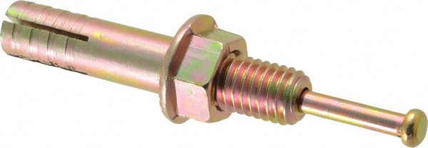 1/2" Diam, 1/2" Drill, 2-3/4" OAL, 1-3/4" Min Embedment Hammer Drive Concrete Anchor