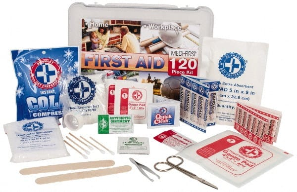 Multipurpose/Auto/Travel First Aid Kit: 120 Pc