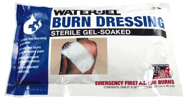 Bandages & Dressings; Dressing Type: Gel Soaked Burn Dressing ; Unitized Kit Packaging: No ; Length (Inch): 18 ; Width (Inch): 8