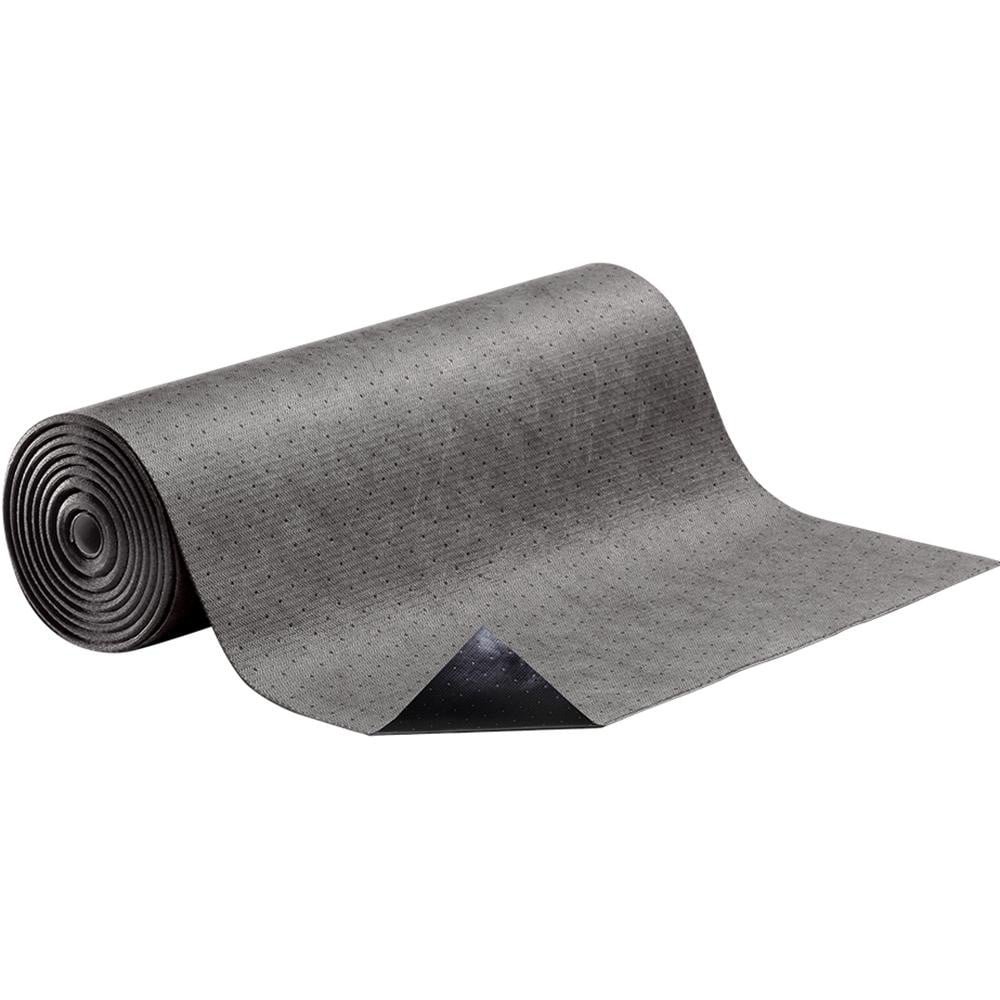 Pads, Rolls & Mats; Product Type: Roll ; Application: Universal ; Overall Length (Feet): 100.00 ; Width (Decimal Inch - 4 Decimals): 31.0000 ; Material: Polypropylene; Polyester ; Fluids Absorbed: Oil; Coolants; Solvents; Water; Universal