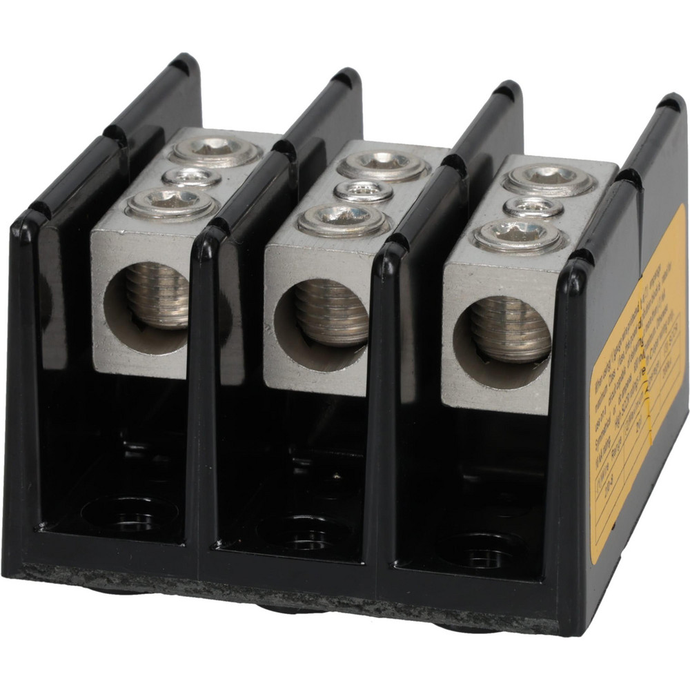 Cooper Bussmann 16323-3 Power Distribution Block – 310A, 600V, 3-Pole Terminal Block