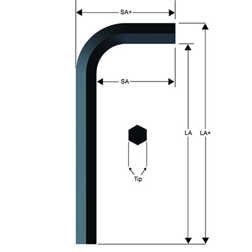 Hex Key: 0.0781" Hex, Hex End