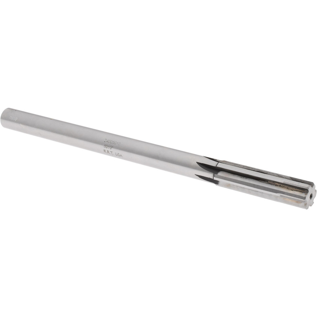 Made in USA 24006010 Chucking Reamer: 0.601" Dia, 9" OAL, 2-1/4" Flute Length, Straight Shank, Solid Carbide Image