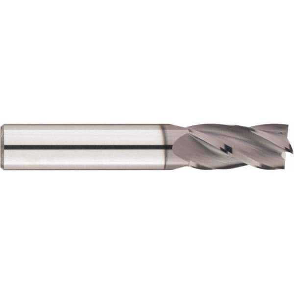 SGS 30188 1B 4 Flute Ball End General Purpose End Mill 4 Length 1-1/2 Cutting Length 1 Cutting Diameter Uncoated with Flat 1 Shank Diameter 