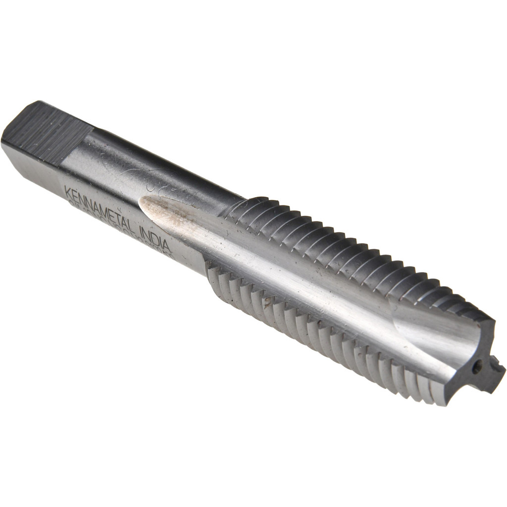 Kennametal Spiral Point Tap: 3/4-10 UNC, 3 Flutes, Plug Chamfer, HSS, Bright/Uncoated Coated - 2.0000" Thread Length, 4.2500" OAL, Right Hand, H3