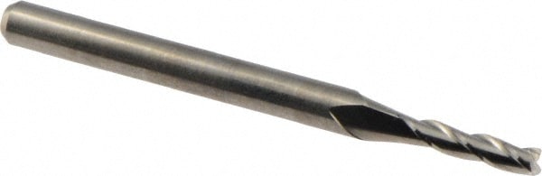 M.A. Ford® - Square End Mill: 2.00 mm Dia, 9.00 mm LOC, 3 Flute, Solid ...