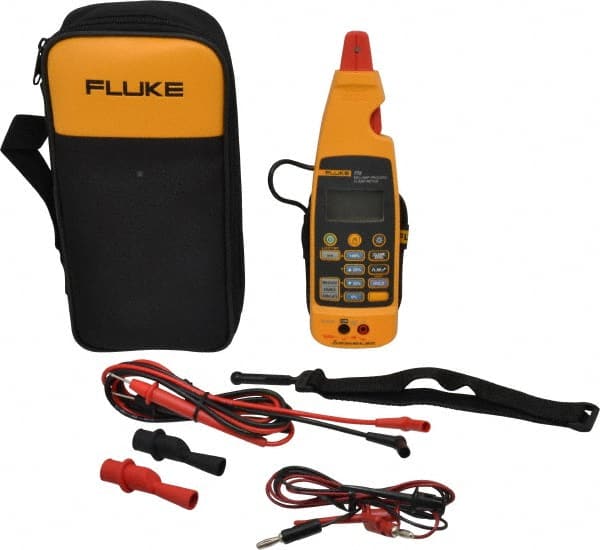 mA Process Clamp Meter: CAT II, 0.1772" Jaw, Detachable Jaw