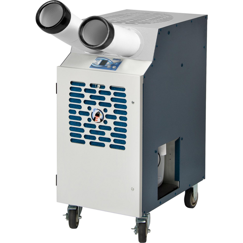 Kwikool - Portable Spot Cooler Air Conditioner: 13700 BTU, 115V