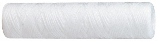 Plumbing Cartridge Filter: 4-1/2" OD, 9-3/4" Long, 50 micron, Fibrillated Polypropylene