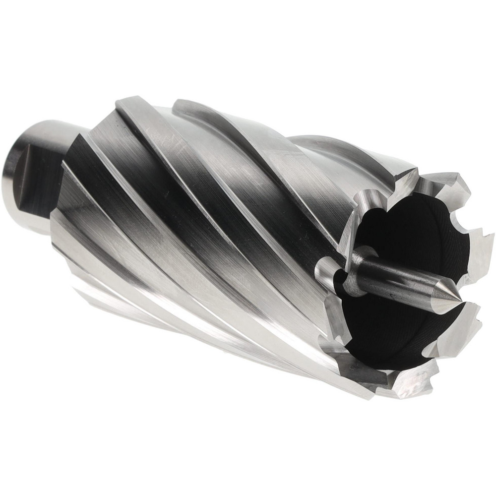 Annular Cutter: 1-7/16" Dia, 2" Depth of Cut, High Speed Steel
