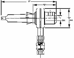 Collis Tool 73850 2MT Outside Taper, Coolant Adapter Image