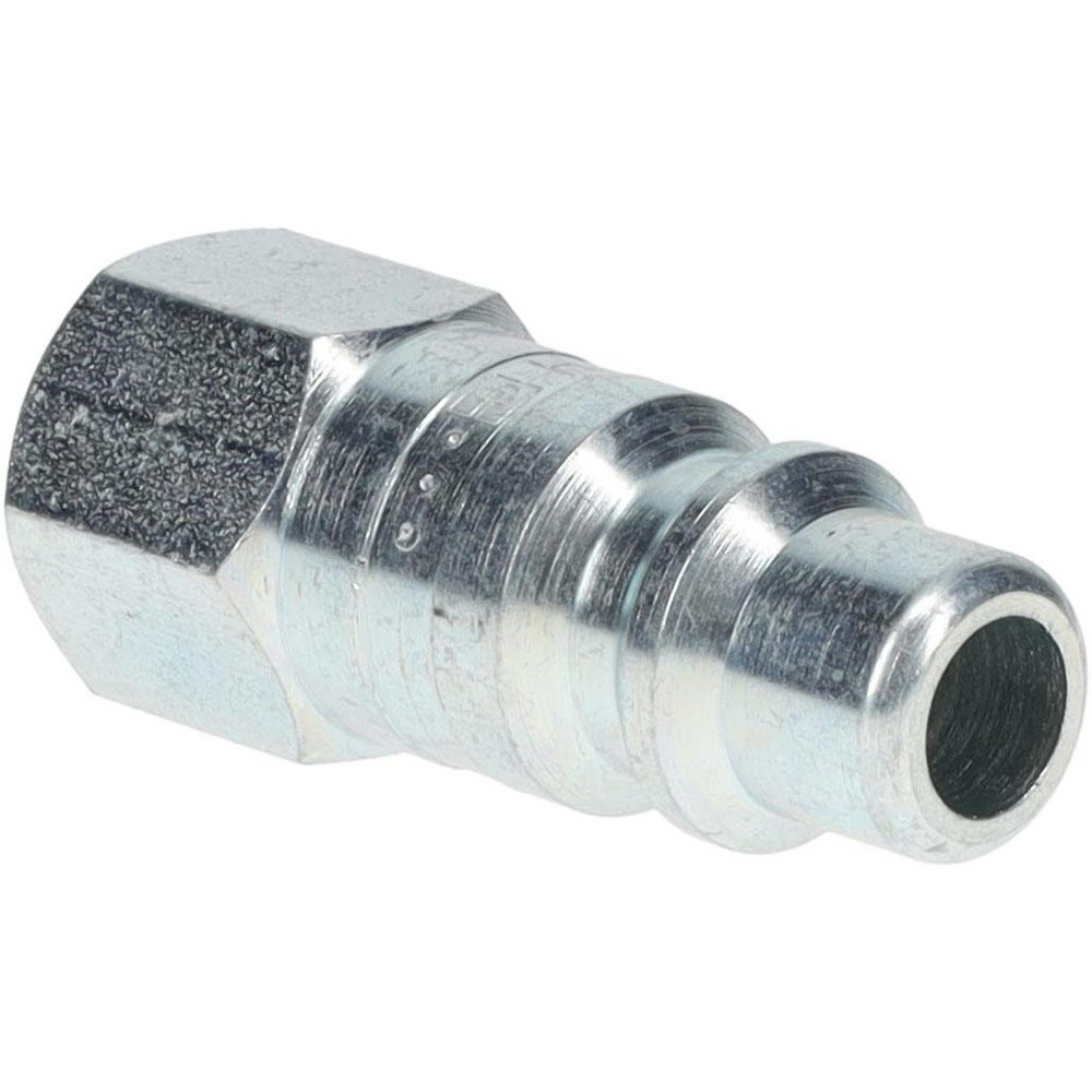 Pneumatic Hose Coupling: 1/4-18" Thread, 3/8" Body Dia, Industrial Interchange