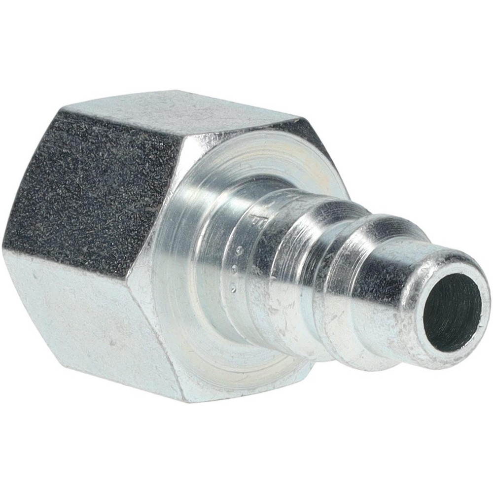 Pneumatic Hose Coupling: 1/2-14" Thread, 3/8" Body Dia, Industrial Interchange