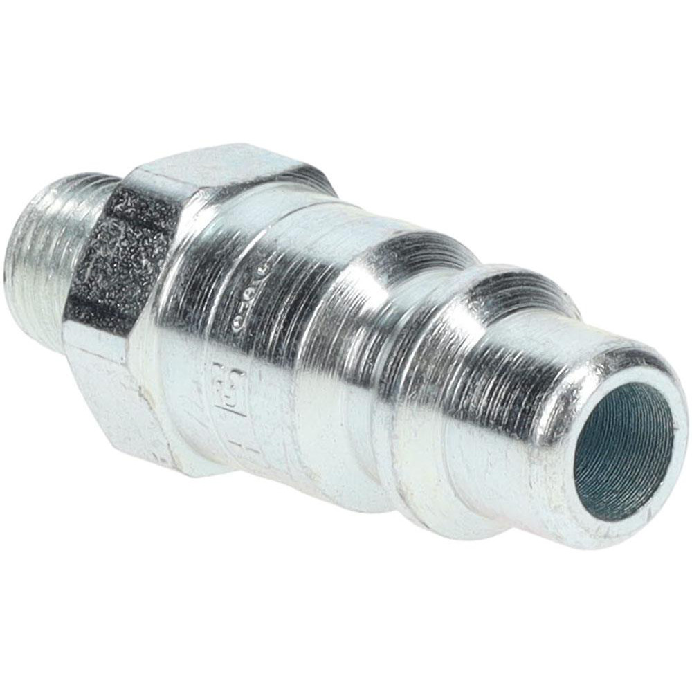 Pneumatic Hose Coupling: 1/8-27" Thread, 3/8" Body Dia, Industrial Interchange