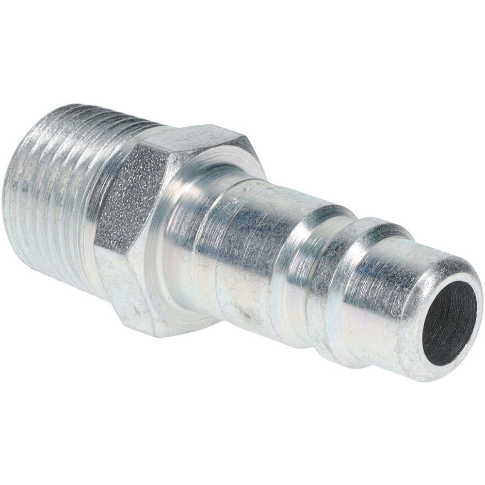 Pneumatic Hose Coupling: 1/2-14" Thread, 1/2" Body Dia, Industrial Interchange