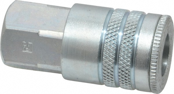 Parker 25C 1/4-18 Female NPTF Industrial Pneumatic Hose Coupler Image