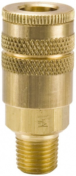 Parker B22A 1/8-27 Male NPT Industrial Pneumatic Hose Coupler Image