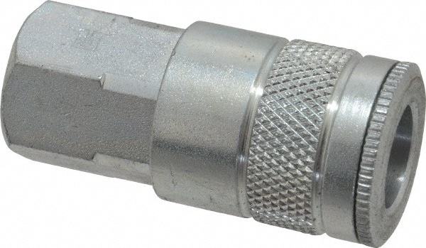 Parker 15 3/8-18 Female NPTF Tru-Flate Automotive Pneumatic Hose Coupler Image