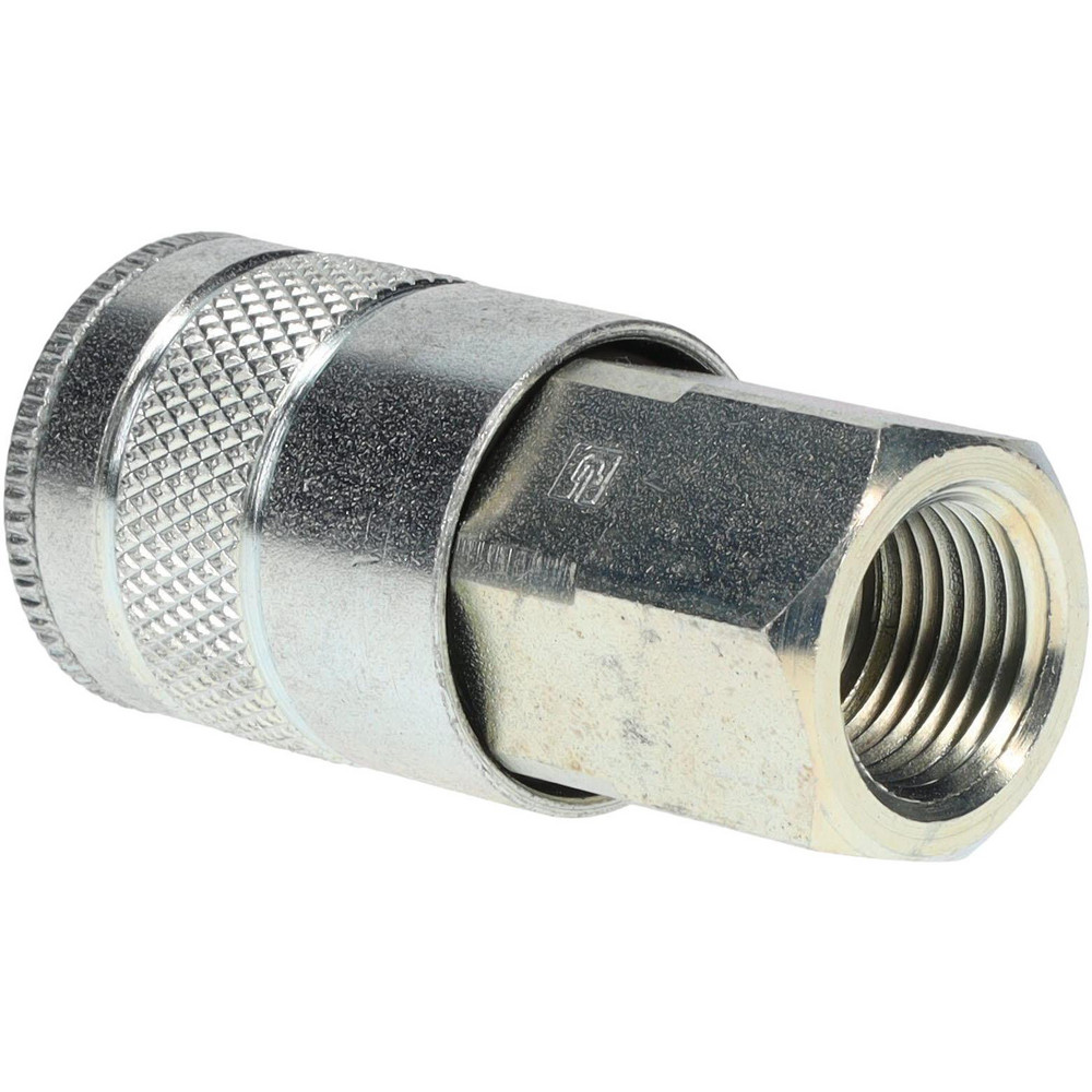 Pneumatic Hose Coupling: 3/8-18" Thread, 3/8" Body Dia, Tru-Flate Automotive Interchange