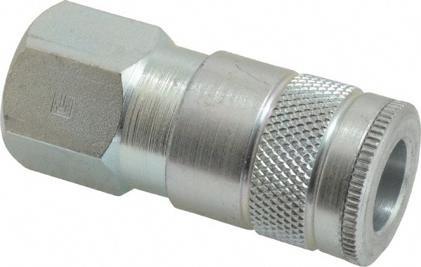 Parker 15F 1/2-14 Female NPTF Tru-Flate Automotive Pneumatic Hose Coupler Image