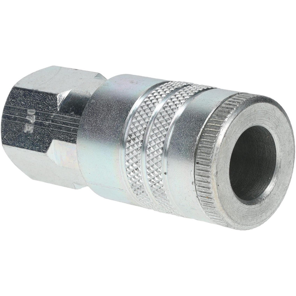 Pneumatic Hose Coupling: 3/8-18" Thread, 1/2" Body Dia, Tru-Flate Automotive Interchange