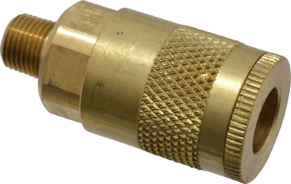 Parker B12A 1/8-27 Male NPTF Tru-Flate Automotive Pneumatic Hose Coupler Image