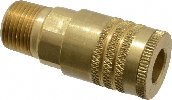 Parker B52E 3/8-18 Male NPT ARO Pneumatic Hose Coupler Image