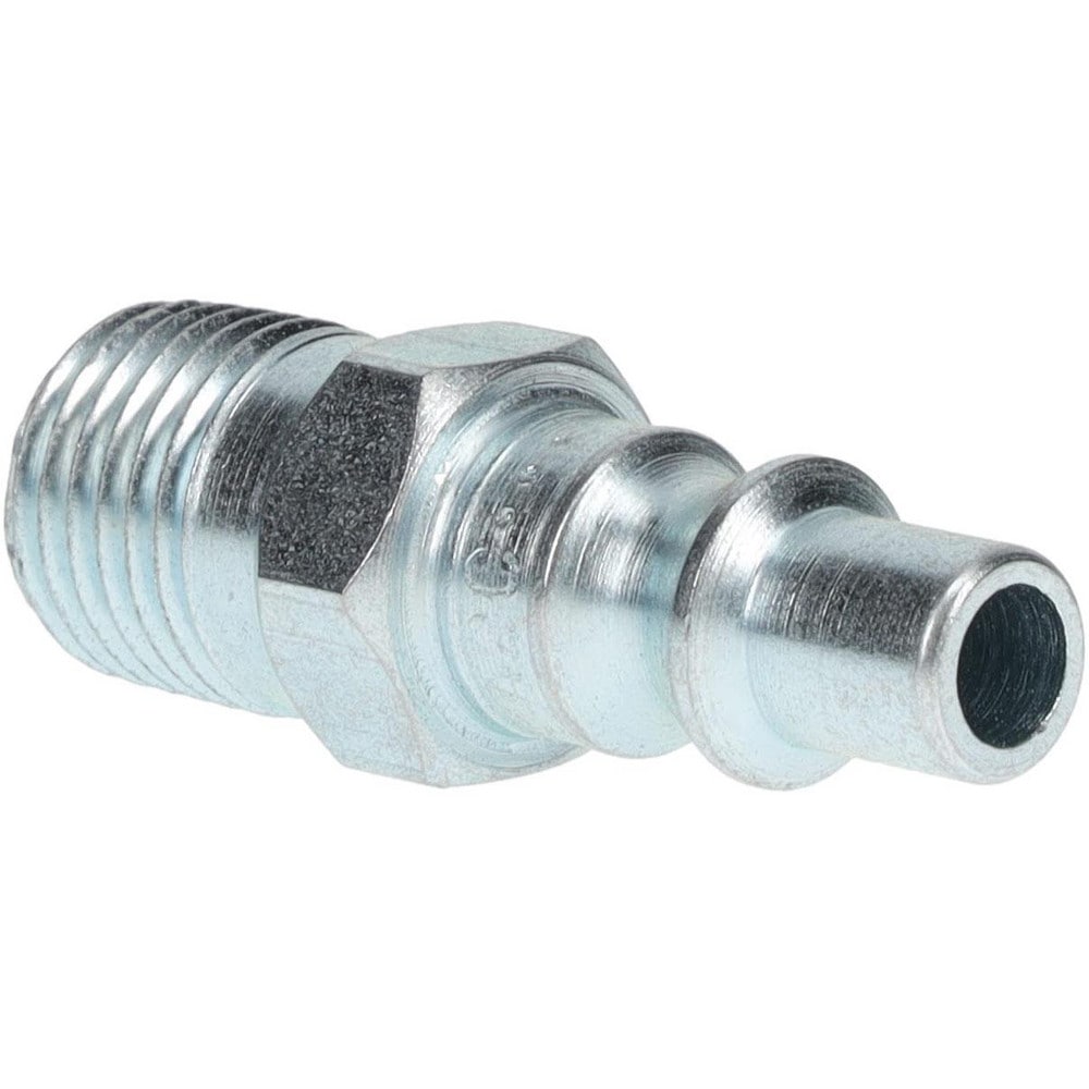 Pneumatic Hose Coupling: 1/4 Thread, 1/4 Body Dia, Industrial Interchange