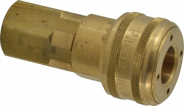 Parker B37 1/2-14 Female NPTF Industrial Pneumatic Hose Coupler Image